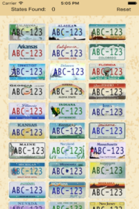 license plate game app