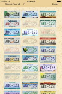 license plate game ios